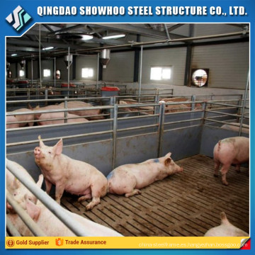 Construcción de la granja diseño de la estructura de acero cerdo cobertizo